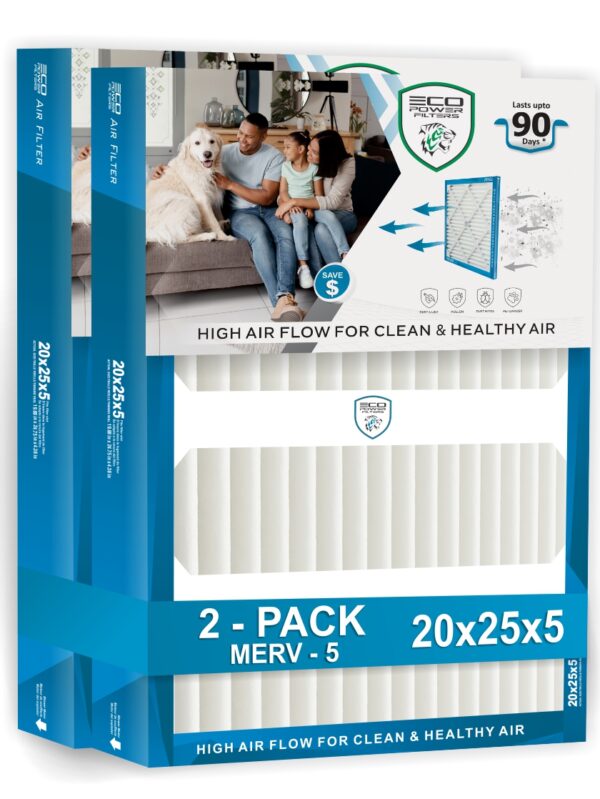 20x25x5 (2 Pack) MERV 5