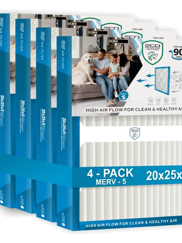 20x25x5 (4 Pack) MERV 5